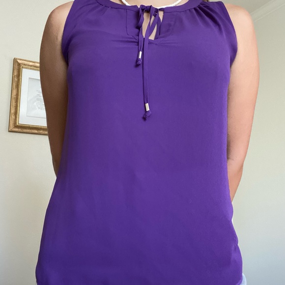 7th Avenue , size XS , purple and sleeveless - Picture 1 of 4
